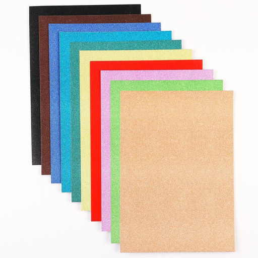 Картон цветной, с блёстками, 10 листов, 10 цветов, 250 грамм, А4, Минни Маус - Disney фото 3