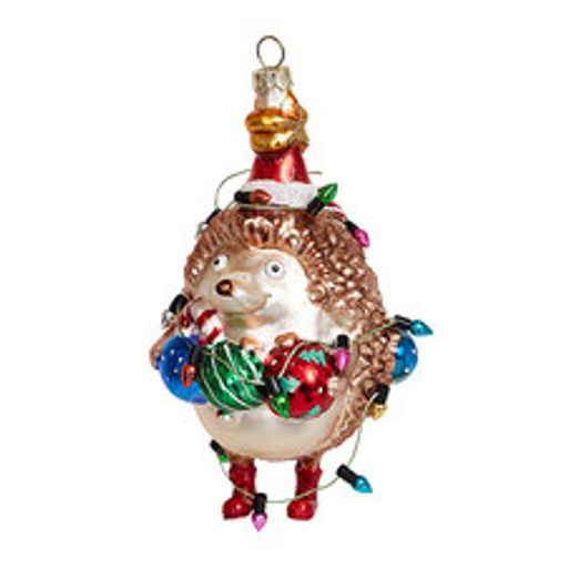 Ежик на празднике (стекло) 7х7х12,5 см - Holiday classics фото 2