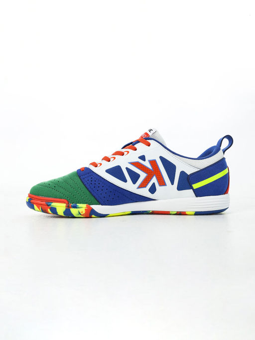 Футзалки KELME Mens Soccer Shoes (IN) (White/Green)