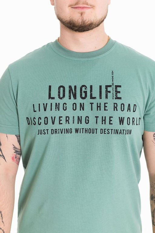 Футболка М122016Пв полынь - Елена фото 2