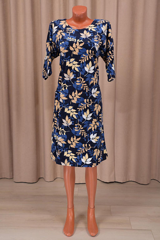 Туника велюровая (01019, темно-синий)