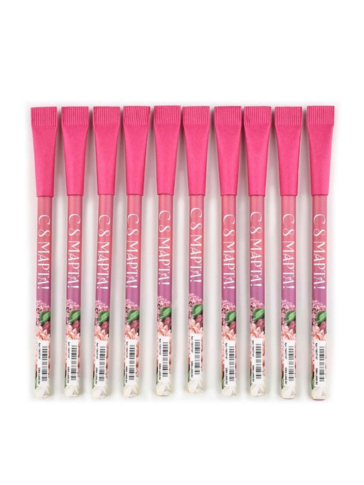 Цена за 10 шт. Ручка шариковая синяя паста эко 1.0 мм «С 8 Марта!»