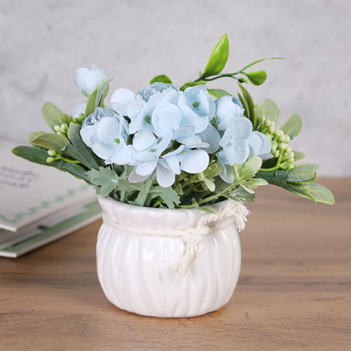 Цветочная композиция Букет гортензии 17 см / 6096W/NW713 / (Желтый) - Галеонтрейд фото 8