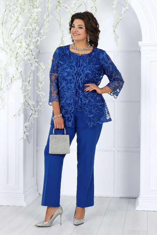 Платье Ninele 7431-Р темно-синий - Mira fashion фото 79