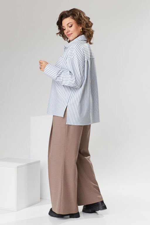 Костюм Romanovich Style 2-2726 голубой/бежевый фото 9