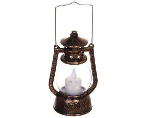 Светодиодный фонарик с имитацией натурального пламени ЛЕТУЧАЯ МЫШЬ со свечой, пластик, 12х7 см, на батарейках, Serpantin