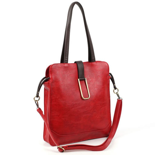 Женская сумка шоппер из эко кожи с косметичкой 0075-2 - Cidirro фото 3