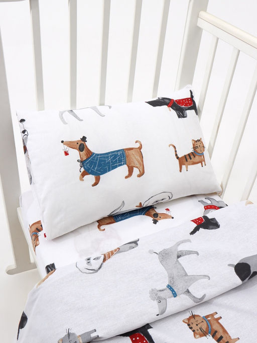Постельное бельё ясельное «Этель» Dog party, 100% хлопок, бязь 125 г/м²