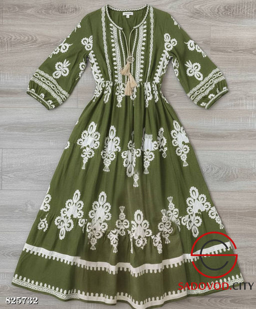 Платье женское с рисунком