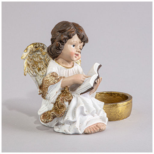 ПОДСВЕЧНИК АНГЕЛ 12,5Х8,8Х11,5 СМ - Lefard фото 3