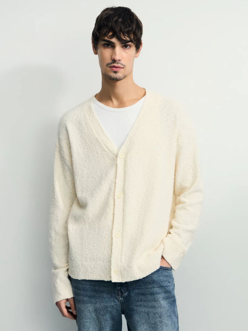 Вязаный кардиган из хлопка / Zarina  фото 4