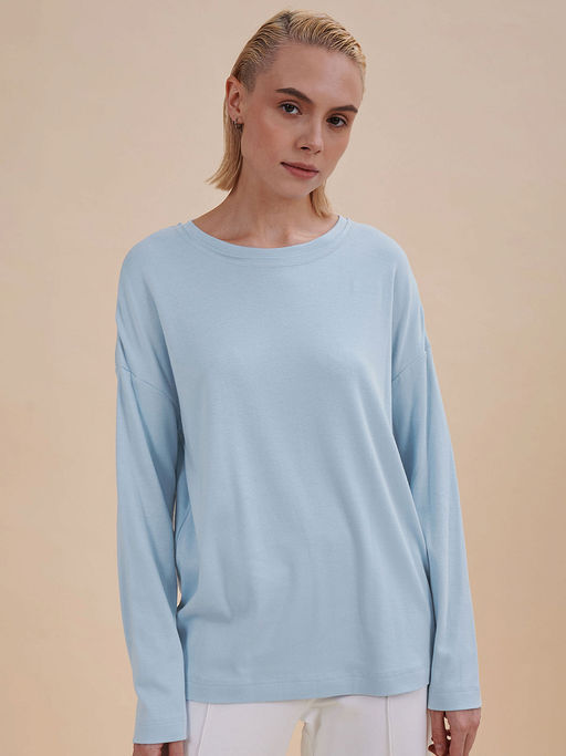 PELICAN, джемпер женский, Голубой  фото 2