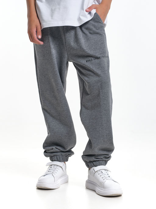 Брюки спортивные удобство и стиль для активных UD 7991 графит меланж - Mini maxi фото 7