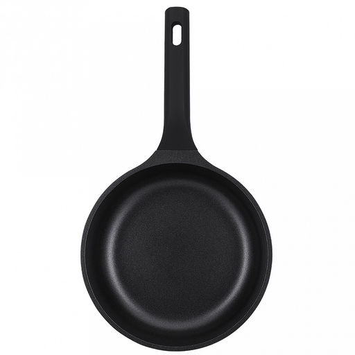 Сковорода с антипригарным покрытием Moderno д22см, h8см, s1,8мм, дно s5мм, литой алюминий, бакелитовая ручка с покрытием soft-touch, Regent (Китай) Подходит для всех видов плит, включая индукционную. - Домашняя мода фото 2