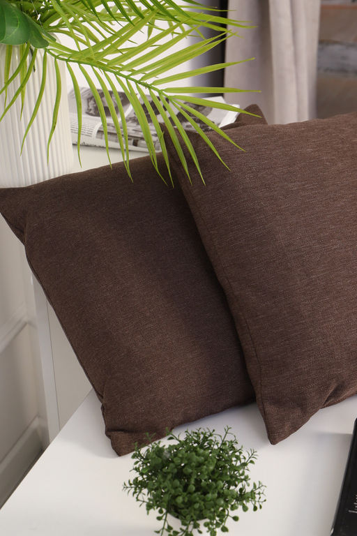 Подушки декоративные с чехлом из рогожки 2 шт. Арт. Рогожка/2шт