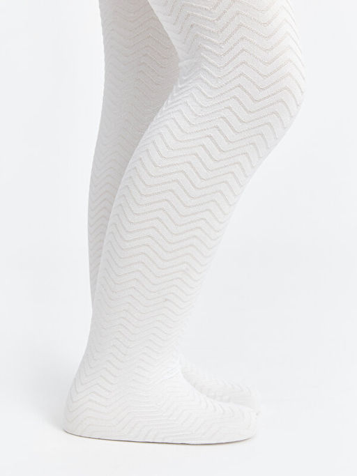 Kendinden Desenli K?z ?ocuk ?nce K?lotlu ?orap 2li