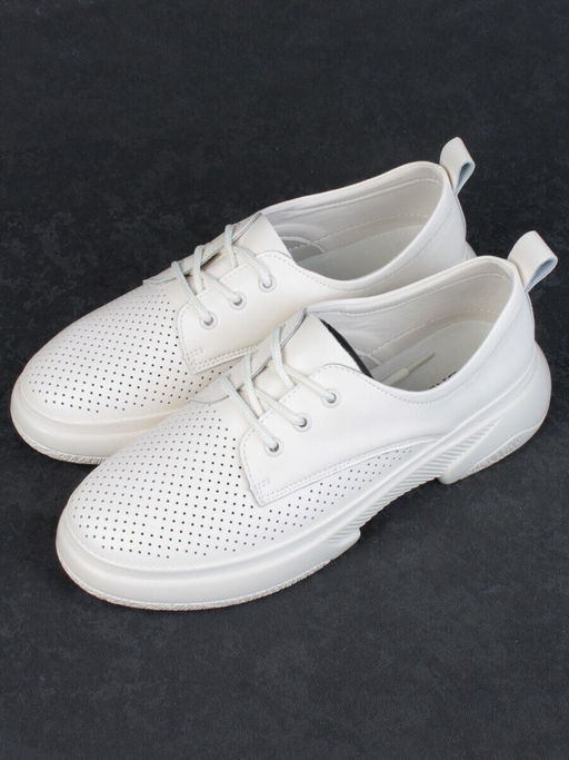 03-PDXL140-5 BEIGE Кроссовки женские (натуральная кожа)