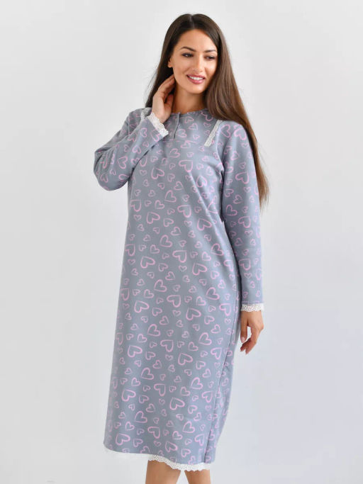 Сорочка женская Нина Голубой - Modamica фото 30