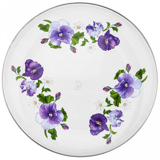 "Анютины глазки" Блюдо эмалированное 2,5л (Россия)