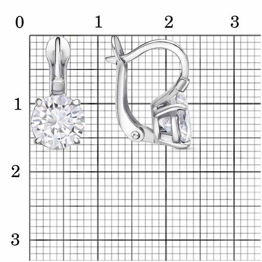 СЕРЬГИ 33814952Пл - Красная пресня фото 2