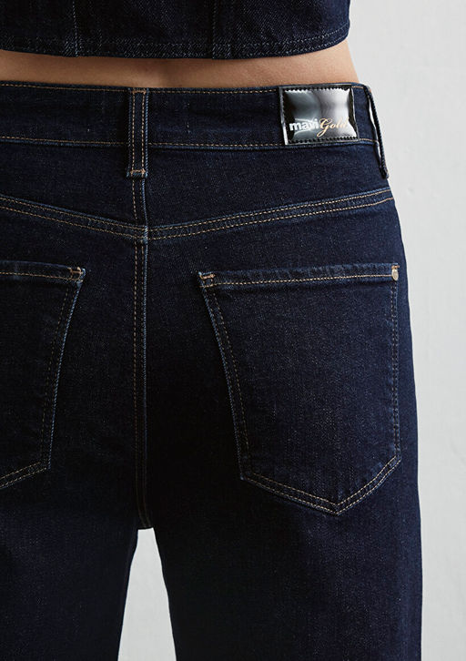 Victoria Gold Premium Koyu Rinse Jean Pantolon - Mavi фото 8