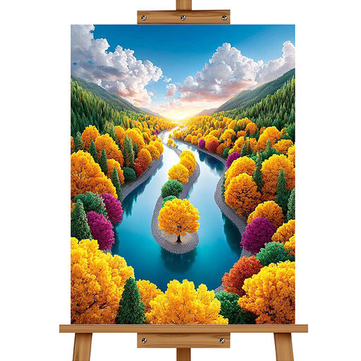 Мозаика алмазная "Осень" 30*40 см
