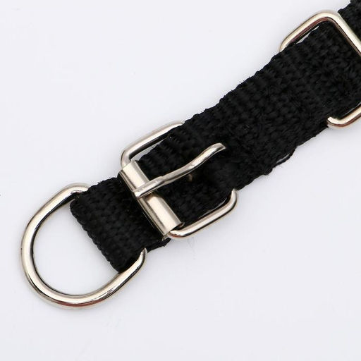 Ошейник Комфорт комбинированный, 39 х 1,5 см, ОШ 26-33 см, чёрный - Пижон фото 6