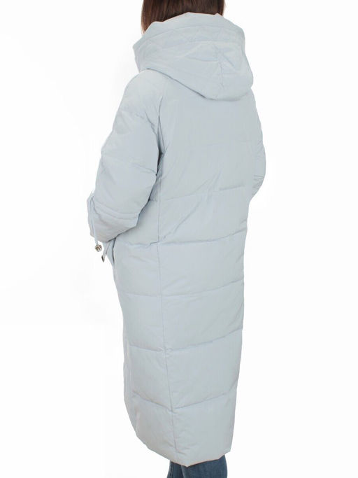 H303 BLUE Пальто зимнее женское (200 гр. холлофайбер) - Fashion фото 4