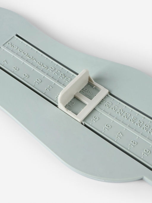 Цена за 4 шт. Стопомер детский, 22.7×9 см, серо-голубой