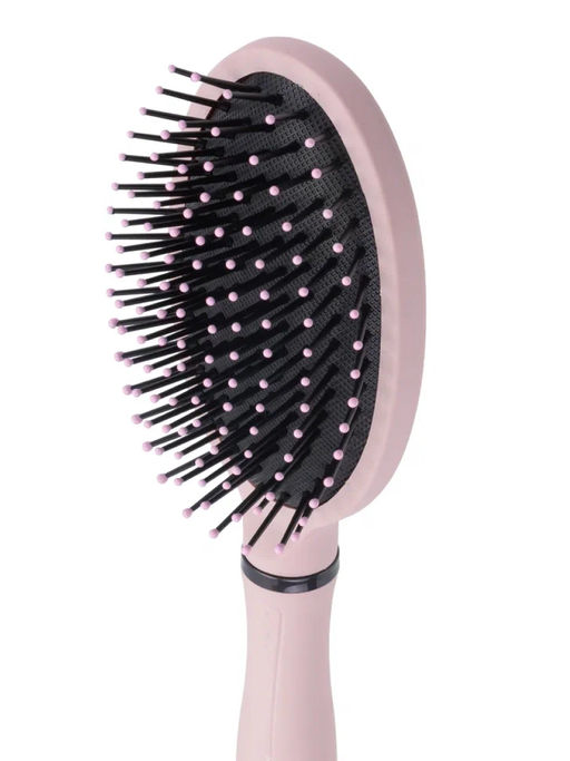 Kristaller Массажная расческа для волос с антистатическим эффектом / Жемчужная сакура 425R1.6251SHR1, 24,8 см, розовый нюд  фото 4