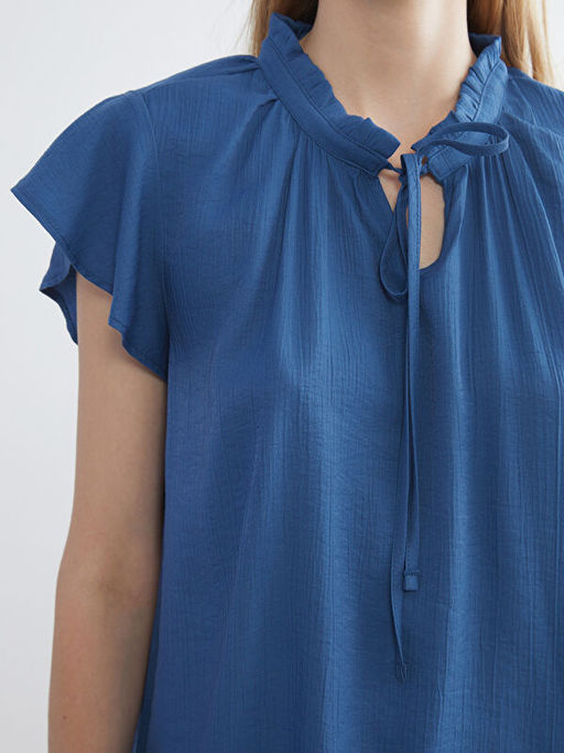 Ba?lamal? Yaka Dokulu Bluz