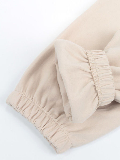 3160/3161 BEIGE/PINK Костюм спортивный женский (95% хлопок, 5% эластан)