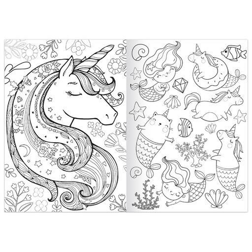 Раскраска Единорожки, 12 стр., А5 - Буква-ленд фото 3