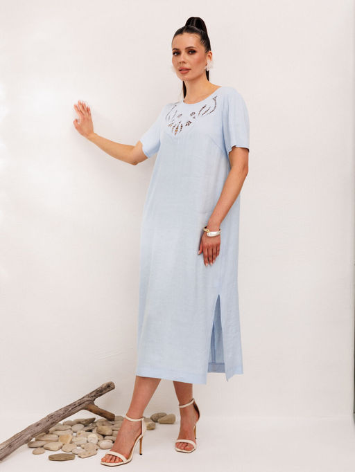 Платье Galean Style 1011 голубой