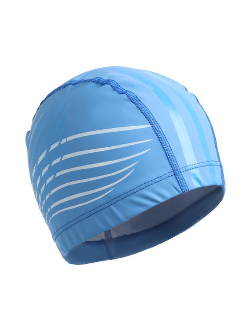 Шапочка для плавания взрослая ONLYTOP, тканевая, обхват 54-60 см, цвета МИКС