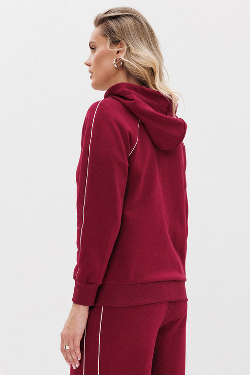 Толстовка GO F4081/12-01.170-176 вишня - Pirs фото 4