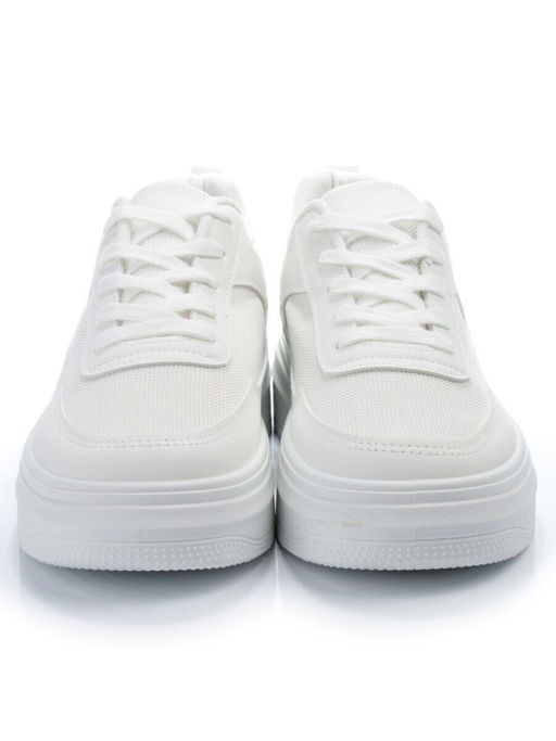 05-6180-36 WHITE Кроссовки женские (искусственные материалы) - No name фото 7