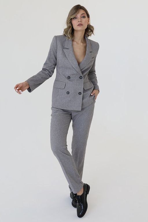 Жакет двубортный