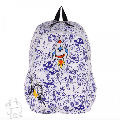 Рюкзак текстильный 5685PW blue Sikaile в Новосибирске - S-style фото 3