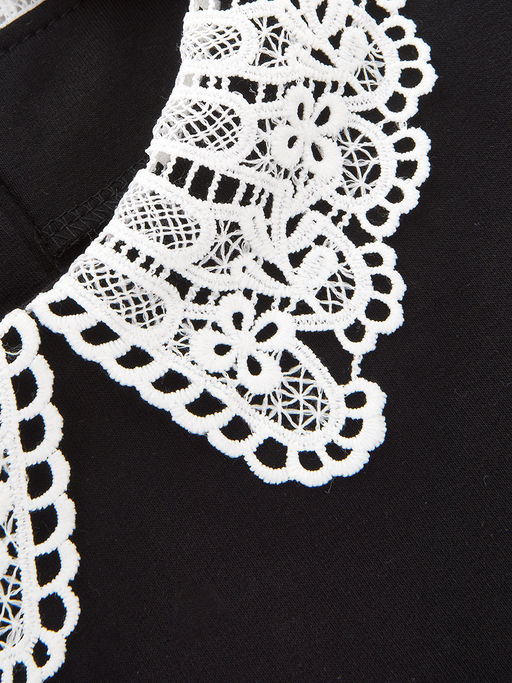 Платье школьное с белым воротником UD 6713 синий - Mini maxi фото 13