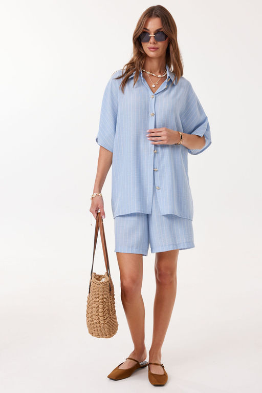 Костюм LYUSHe 4119 голубой  фото 3