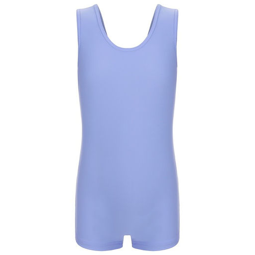 Купальник гимнастический Grace Dance, с шортами, без рукавов, р. 32, цвет сирень  фото 9