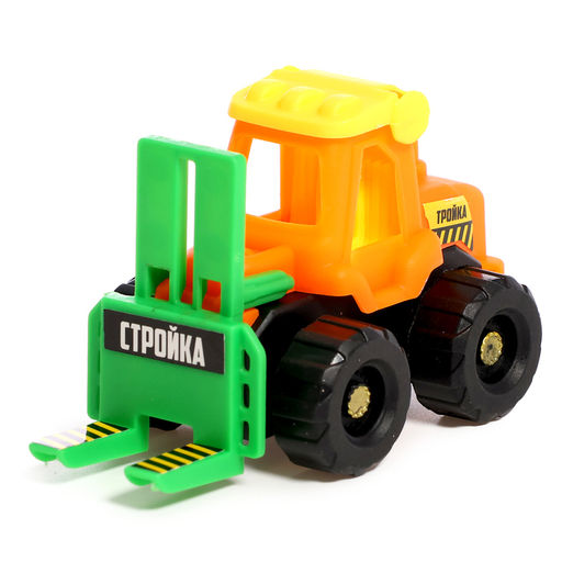 Набор тракторов Весёлая стройка, инерционные, в наборе 6 шт., цвет МИКС - Автоград фото 9