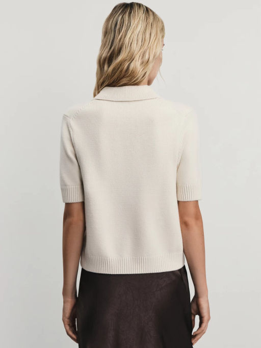 Кардиган с коротким рукавом с вискозой в составе / Zarina фото 5