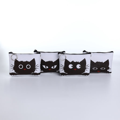 Цена за 2 шт. Кошелёк детский «Котики», маленький, монетница, МИКС