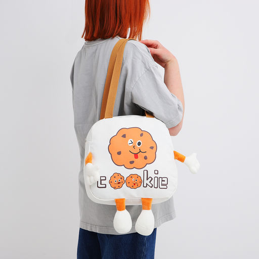 Сумка молодёжная на молнии, цвет белый - Simaland фото 2