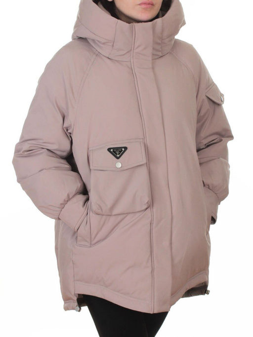 9912 PINK POWDER Куртка зимняя женская (150 гр. холлофайбер)