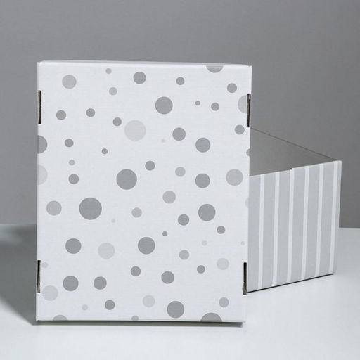 Складная коробка Стильный дом, 31,2 х 25,6 х 16,1 см - Дарите счастье фото 5