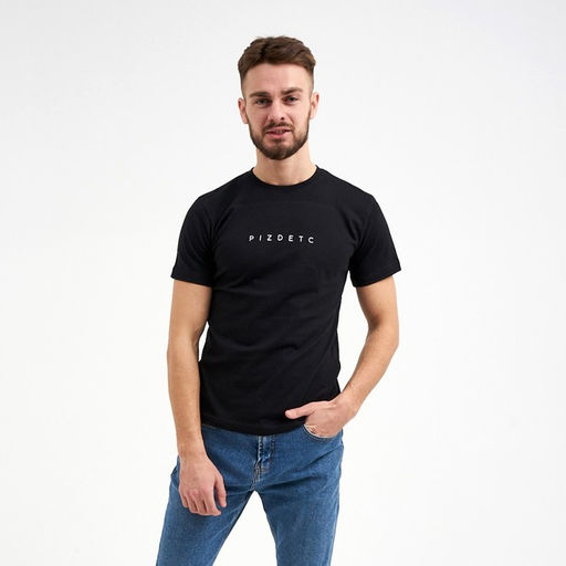 Футболка мужская KAFTAN Pizdec, размер 50, чёрная