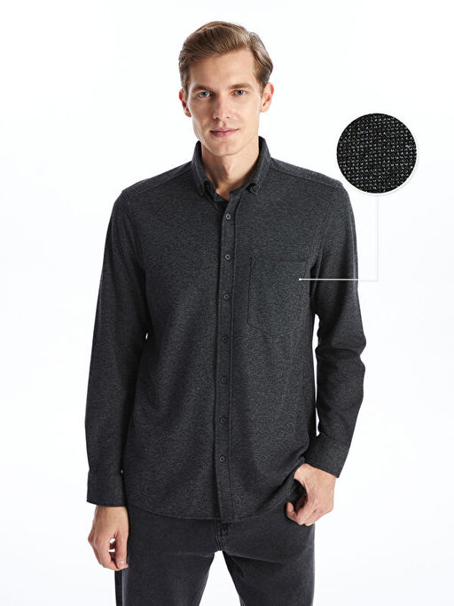 Regular Fit Uzun Kollu Arm?rl? Erkek G?mlek